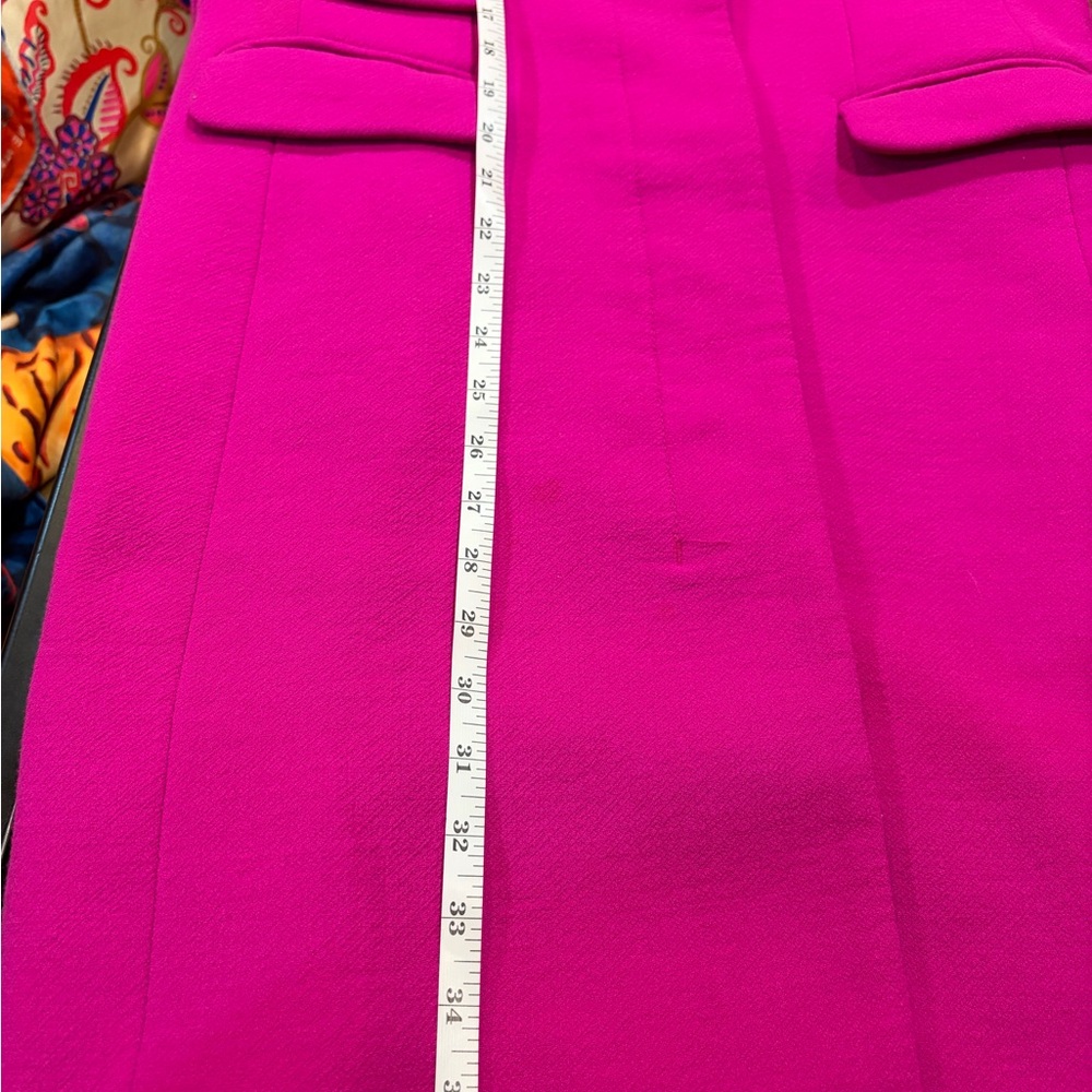 J. Crew Symphony Coat in Double Cloth Vibrant Fuschia Size 10 π - Picture 14 of 17
